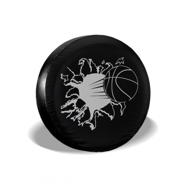 Hit By A Basketball Spare Tire Cover - MyFaceTshirt