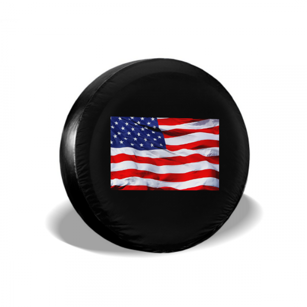 American Flag Spare Tire Cover For Jeep/RV/Camper/SUV - MyFaceTshirt