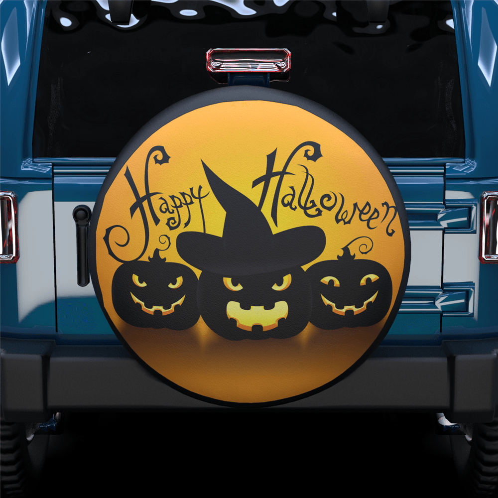 Happy Halloween Spare Tire Cover For RV - MyFaceTshirt