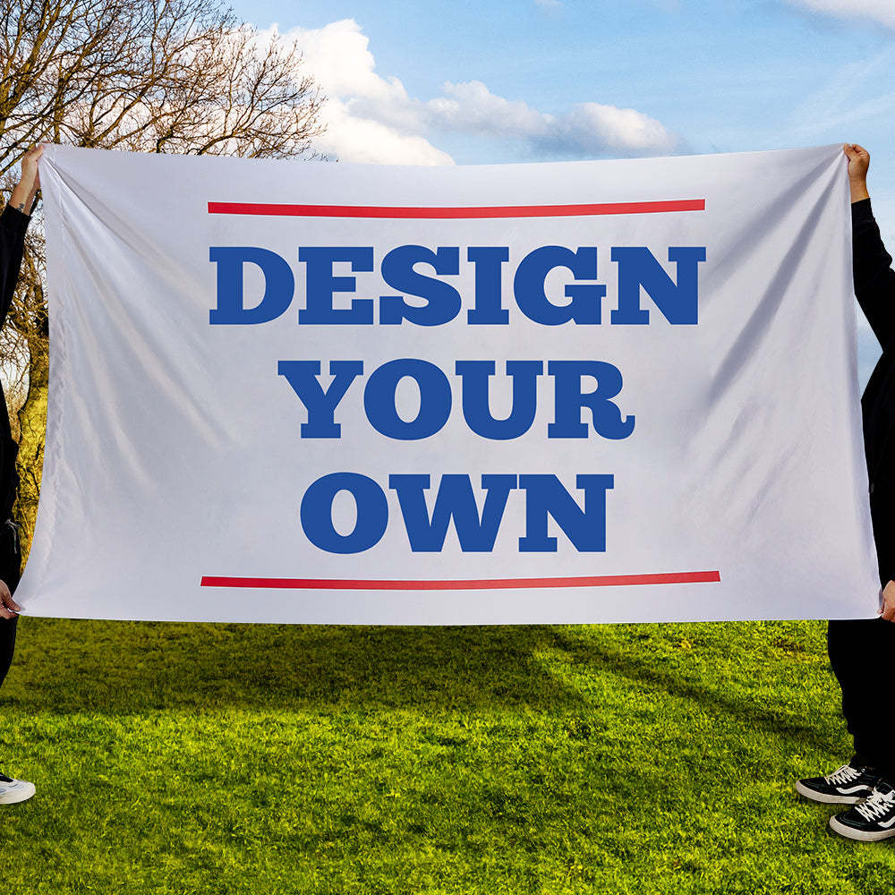 Custom Text Flags Design Your Own Personalized Flags Event Banner Gift - Get Photo Blanket