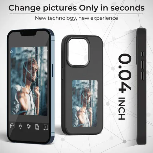 Personalized Custom Phone Case with E Ink Display Special Gift Idea Unique DIY Design - Get Photo Blanket