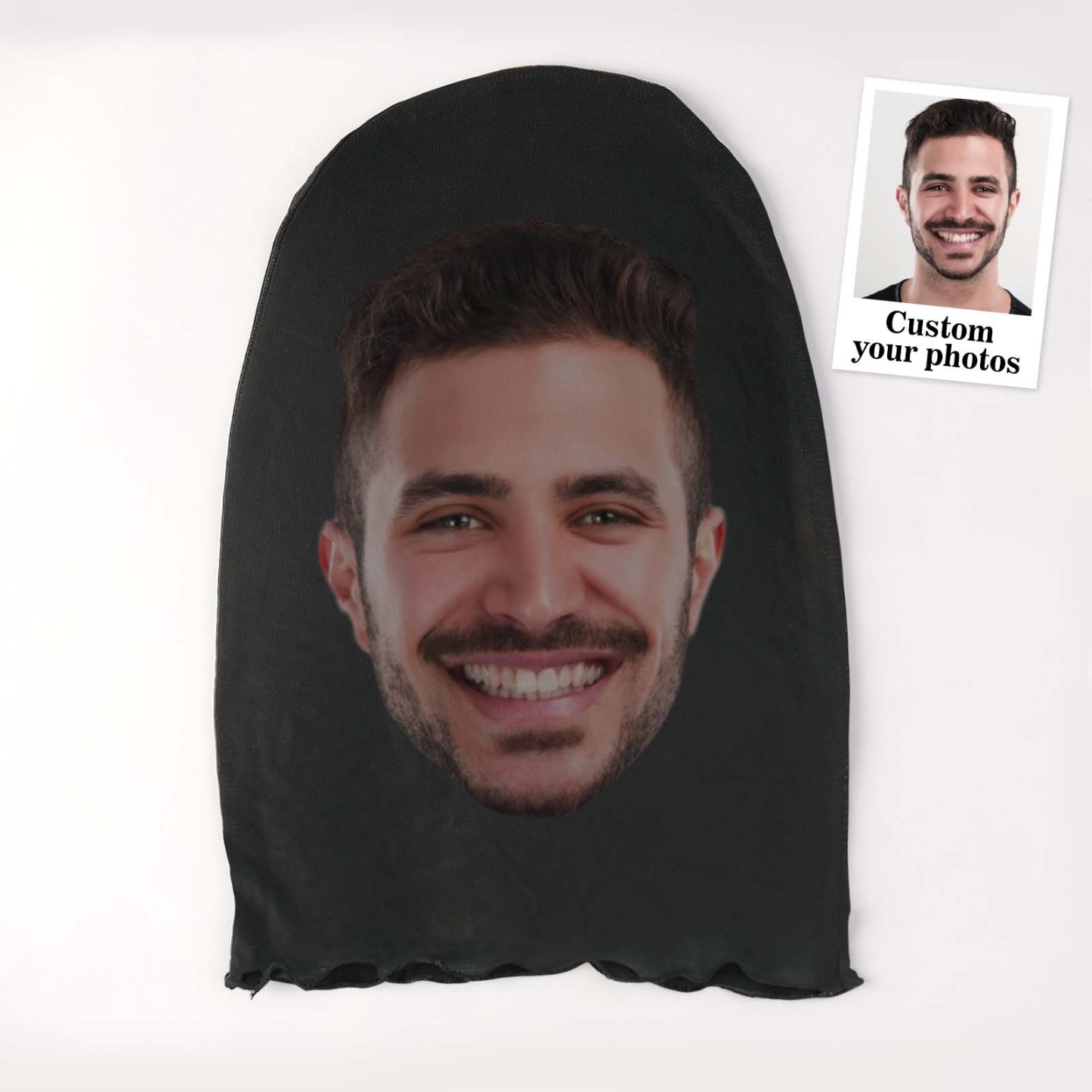 Custom Face 3D Spoof Mask Personalized Cosplay Funny Mask Performance Mask for Party Halloween Gifts - Get Photo Blanket