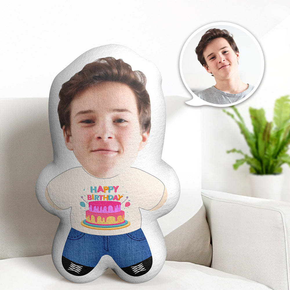 Birthday Pillow My Face Pillow Custom Birthday Photo Pillow Minime Pillow Personalized Pillow Gift For Friend