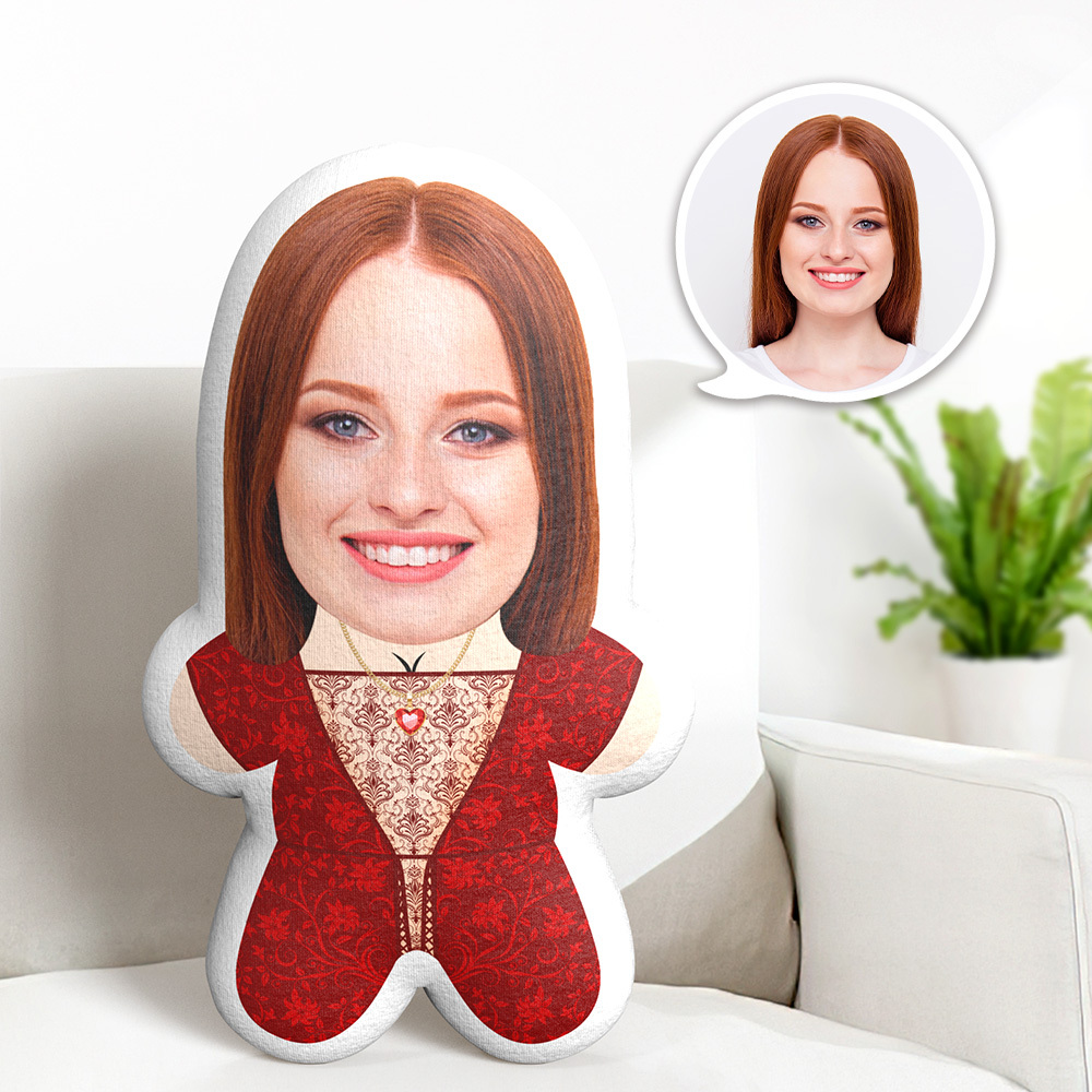 Custom Minime Throw Pillow Juliet Face Pillow Personalized Photo Minime Pillow