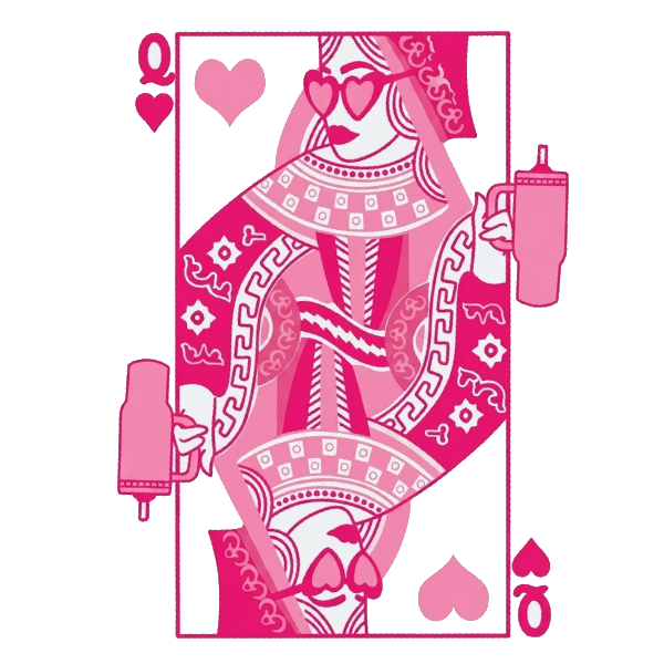 Queen of Hearts Sweatshirt Crew Neck Sweatshirt Women's Casual Long Sleeve Gift For Her
