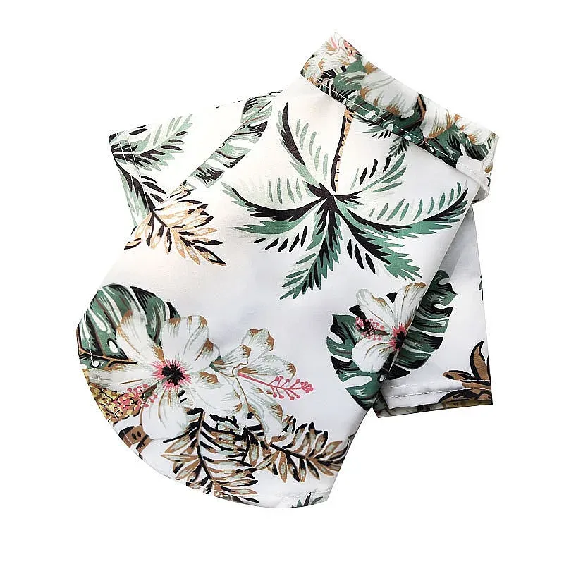 Custom Pet and Owner Matching Hawaiian Shirt Set – Personalized Photo Tropical Outfits for Dogs, Cats, and Humans
