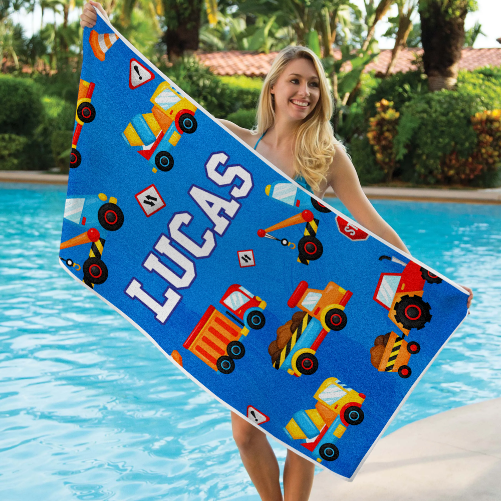 Personalized Lovely Kid Towel for Summer & Beach
