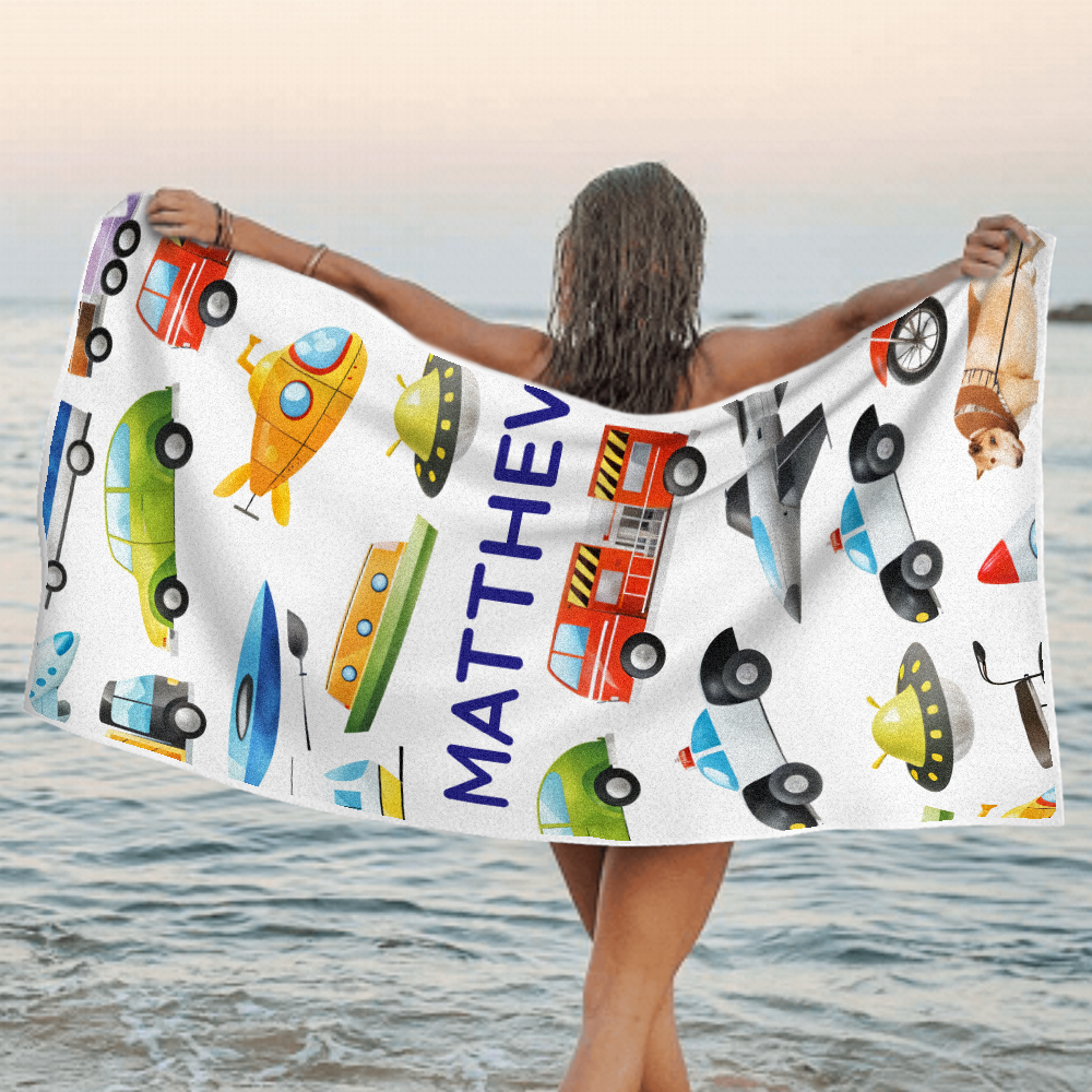 Personalized Lovely Kid Towel for Summer & Beach