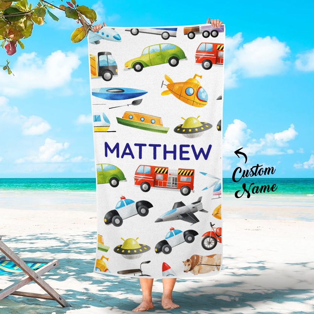 Personalized Lovely Kid Towel for Summer & Beach