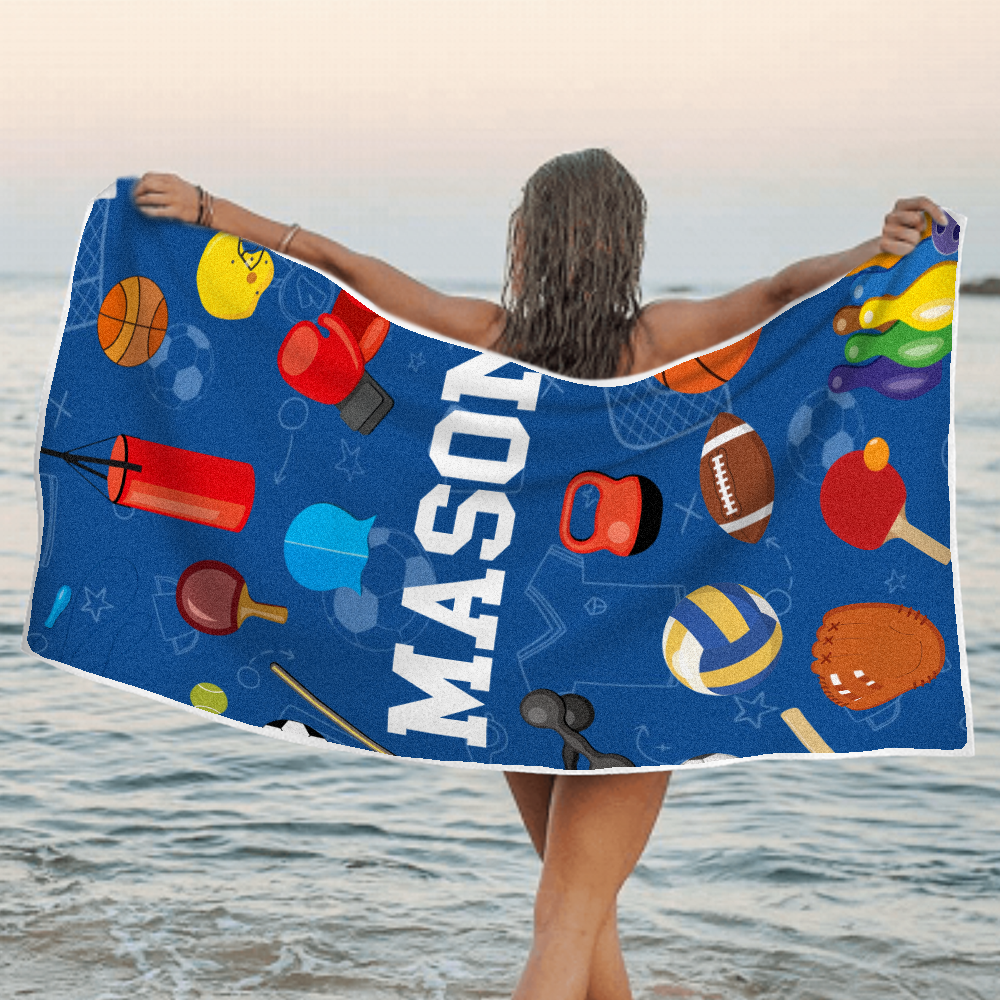 Personalized Lovely Kid Towel for Summer & Beach