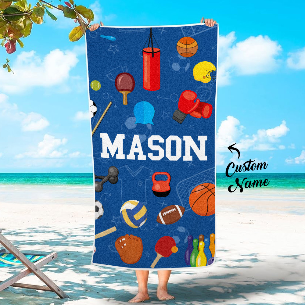 Personalized Lovely Kid Towel for Summer & Beach