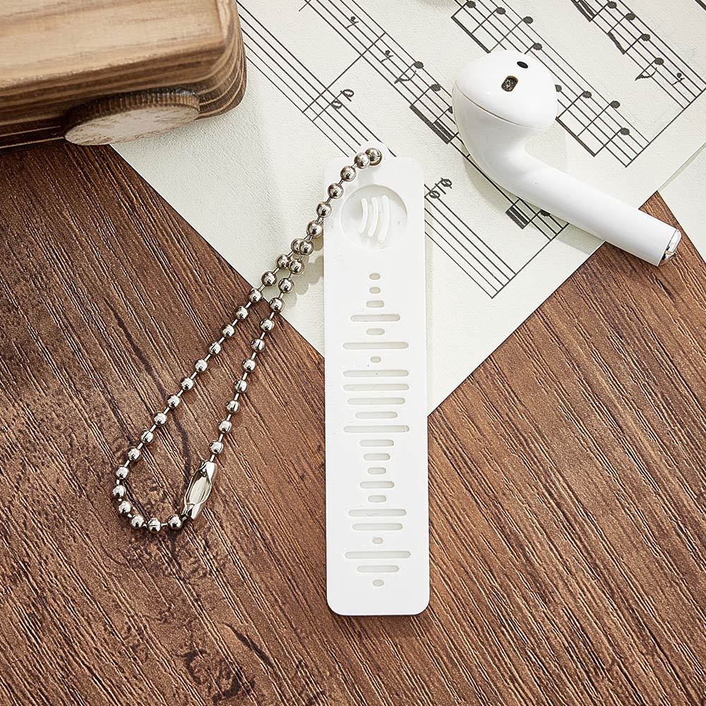 Custom 3D Printed Spotify Music Keychain Scannable Code Best Gifts for Him or Her - Get Photo Blanket