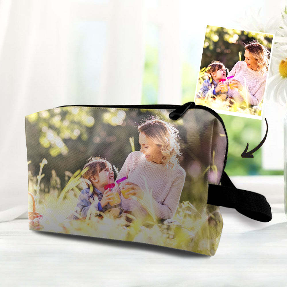 Back To School Gifts Personalized Photo Cosmetic Storage Bag - Get Photo Blanket