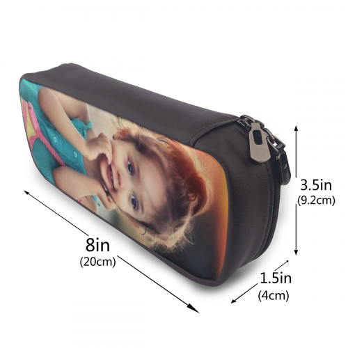 Back To School Gifts Personalized Leather Photo Pencil Case - Get Photo Blanket