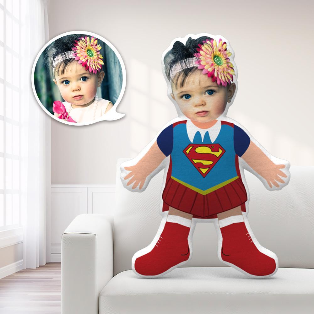 My Face Pillow Custom Pillow Face Body Pillow Personalized Photo Pillow Gift Pillow Toy Super Girl Throw Pillow MiniMe Pillow