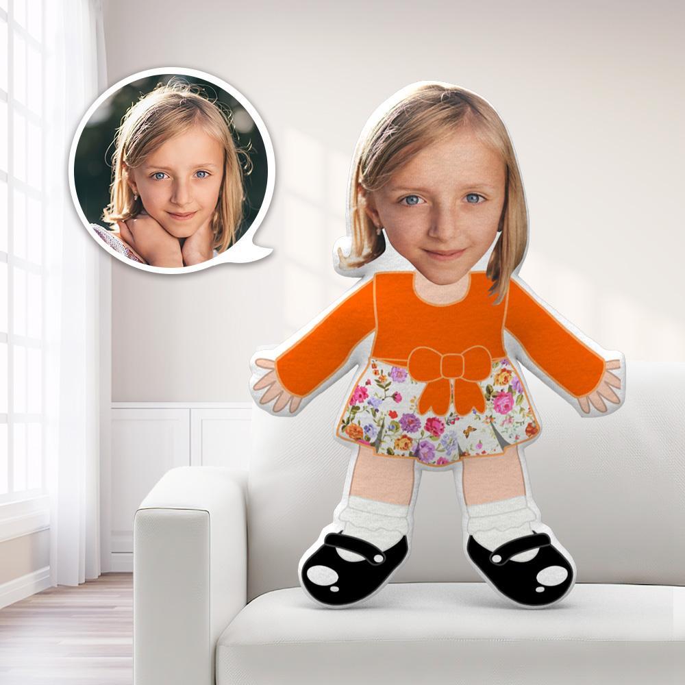 My Face Pillow Custom Pillow Face Body Pillow Personalized Photo Pillow Gift Pillow Toy Floral Skirt Throw Pillow MiniMe Pillow