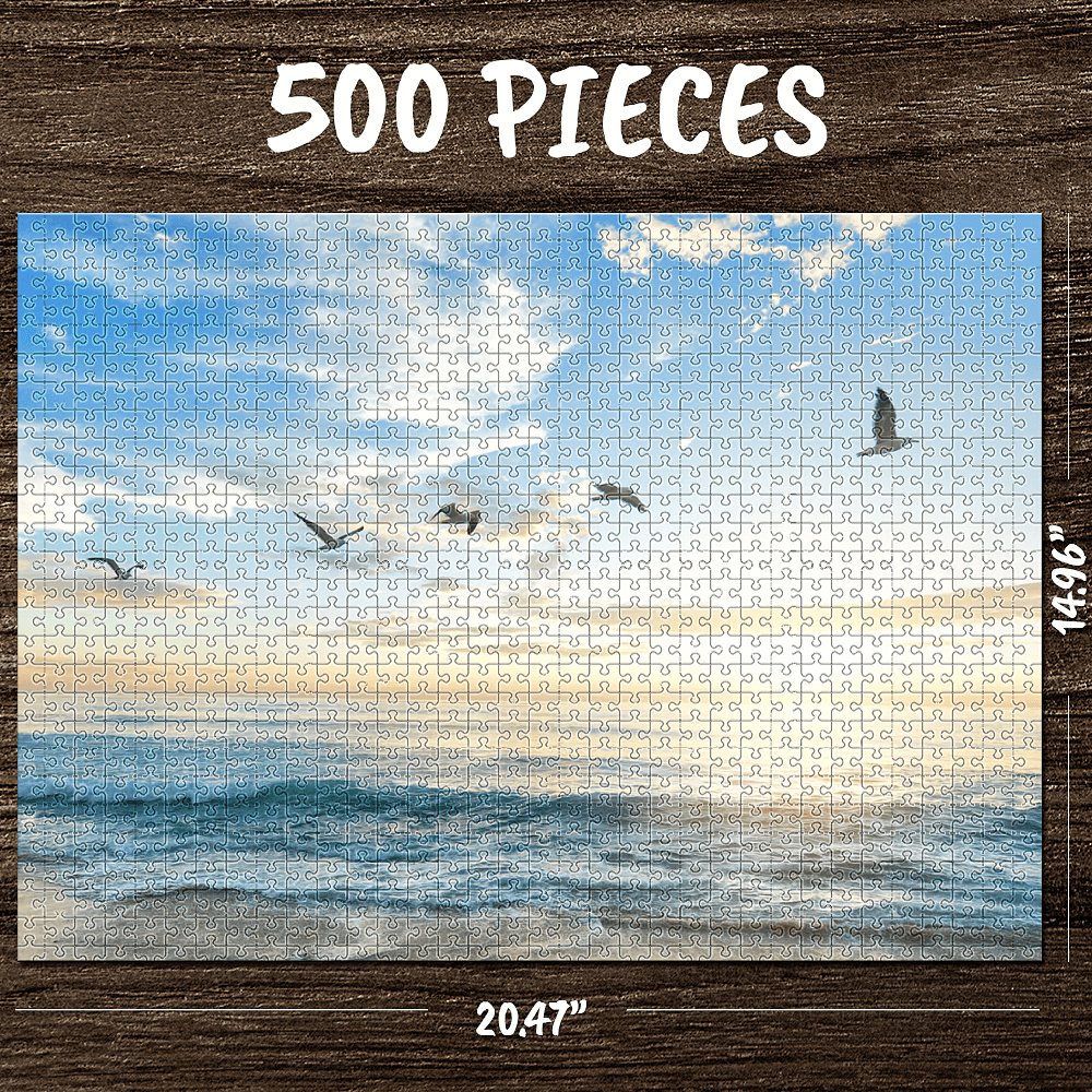 Custom Photo Jigsaw Puzzle Best Indoor Gifts 35-1000 Pieces Make Your Own Puzzle 500 Pieces
