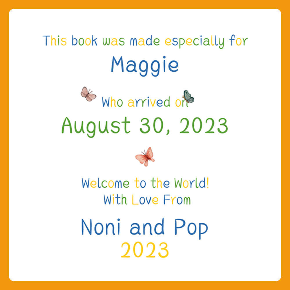 Personalized Children's Book Baby Family Member Cognitive Book Custom Name and Content - Get Photo Blanket