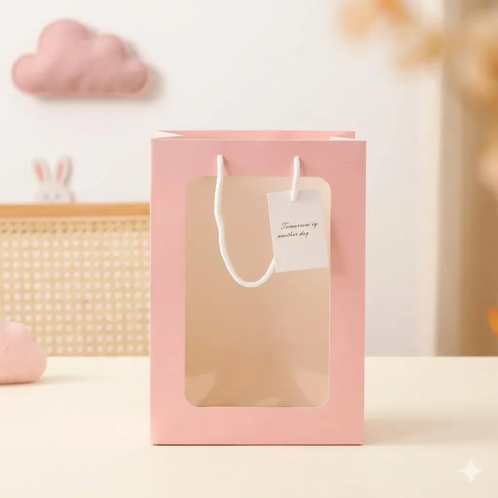 Pink Window Gift Bag