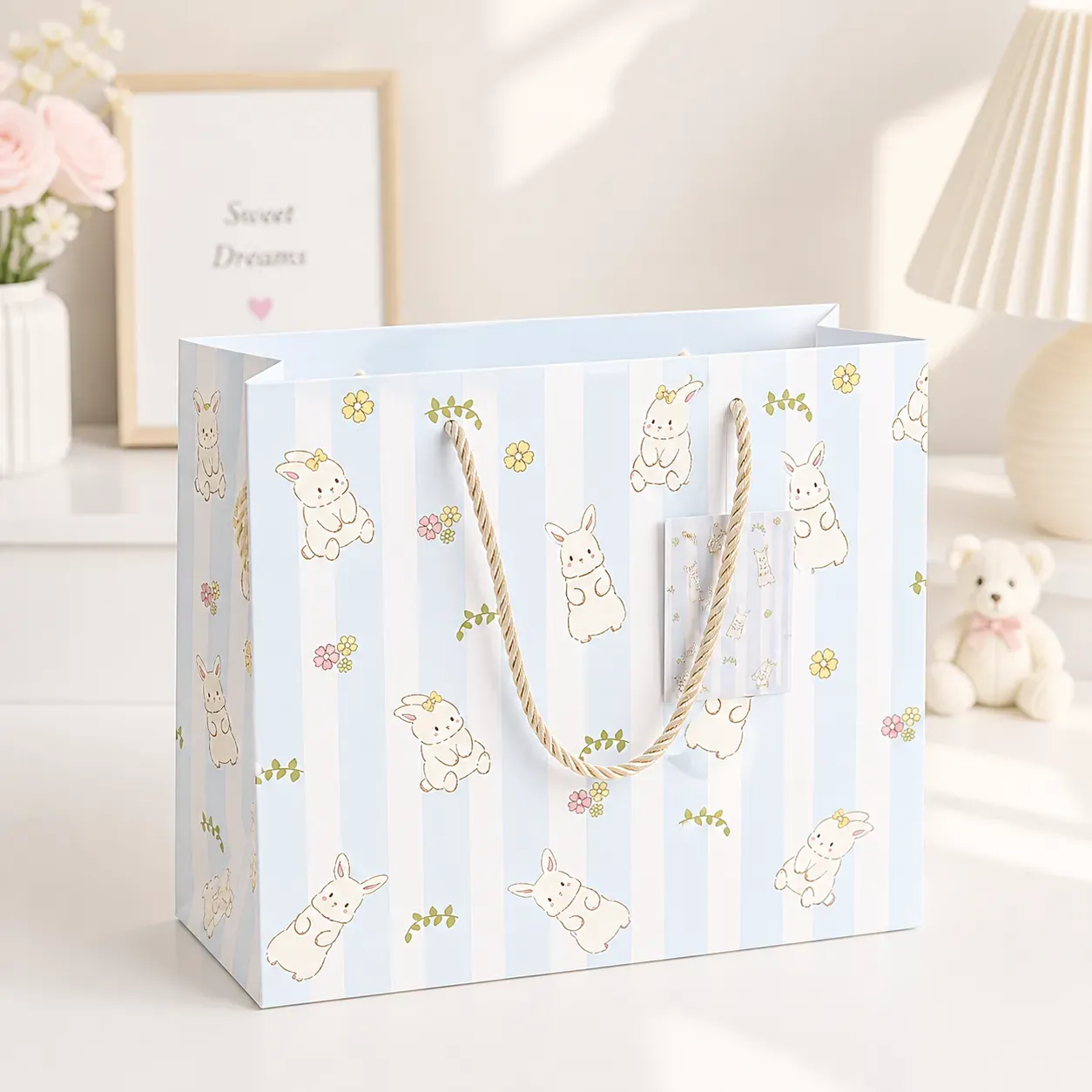 Blue Bunny Gift Bag