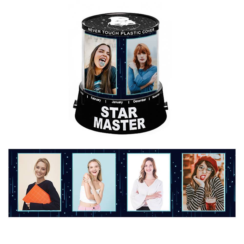 Photo Lamp, Custom Night Light Five Photos - Get Photo Blanket