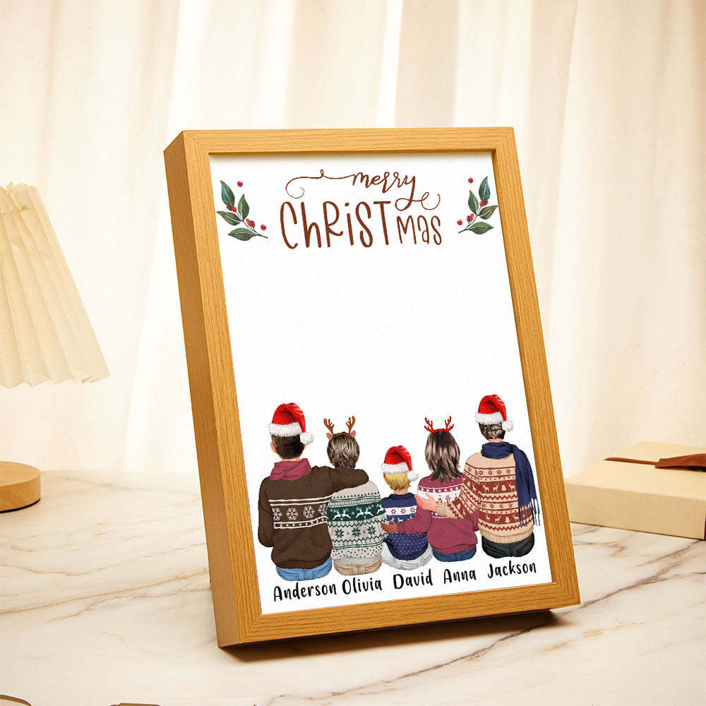 Custom Lamp Personalized Family Member Image Clip Art Light Christmas Gifts - Get Photo Blanket