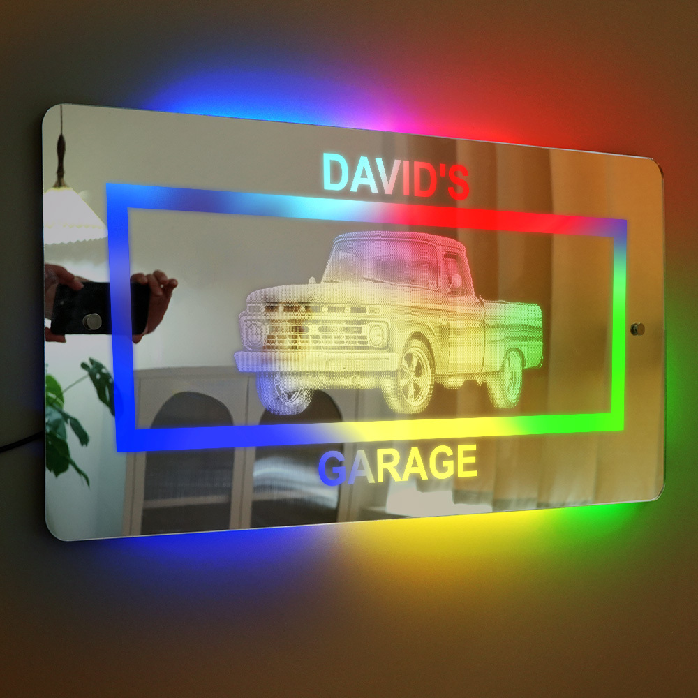 Personalised Name Mirror - Light Up Mirrorgn