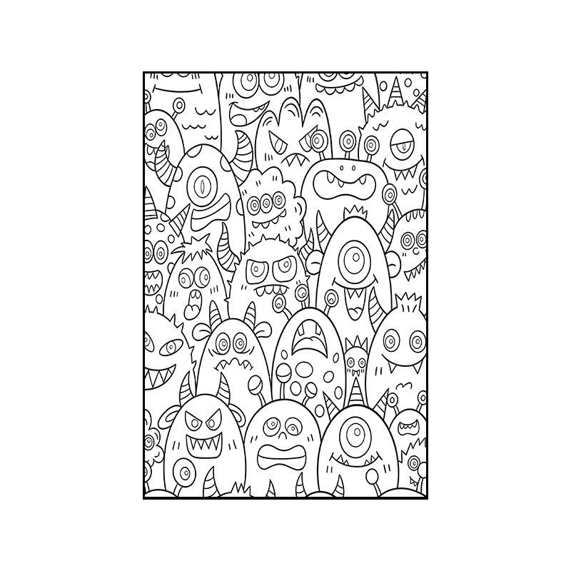 DIY Coloring Rug for Kids & Adults – Washable Velvet Floor Mat with Colorable Line Art, Personalized Interactive Play Rug, Creative Birthday Gift