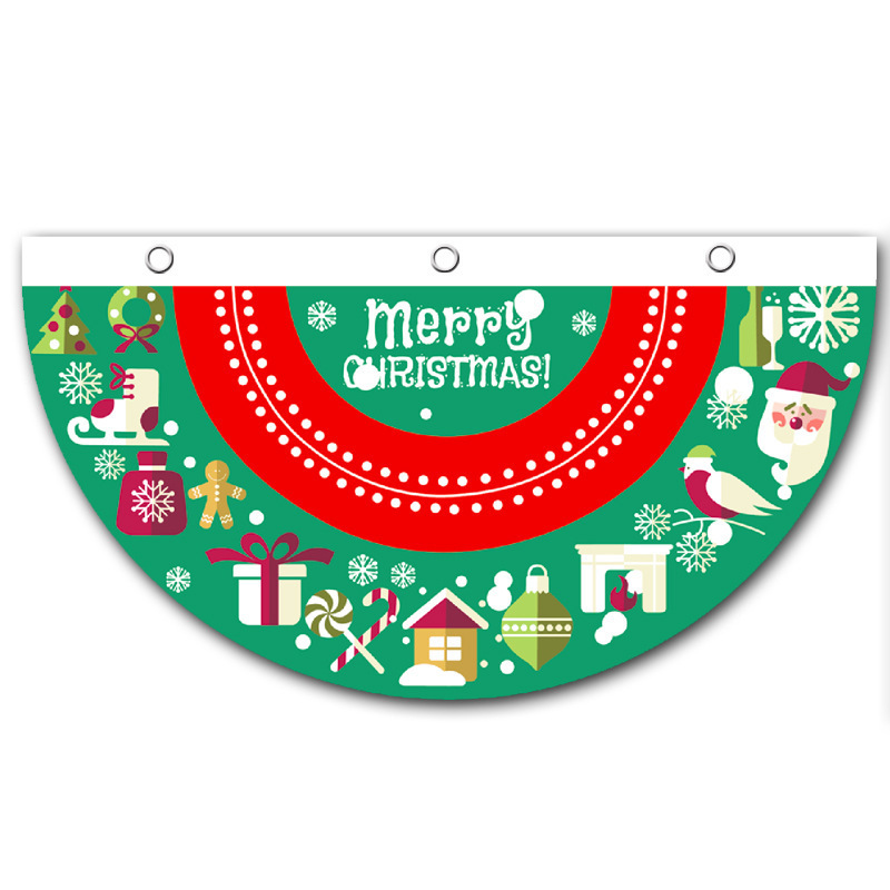 Snowman Fan Christmas Flag: Festive Holiday Banner