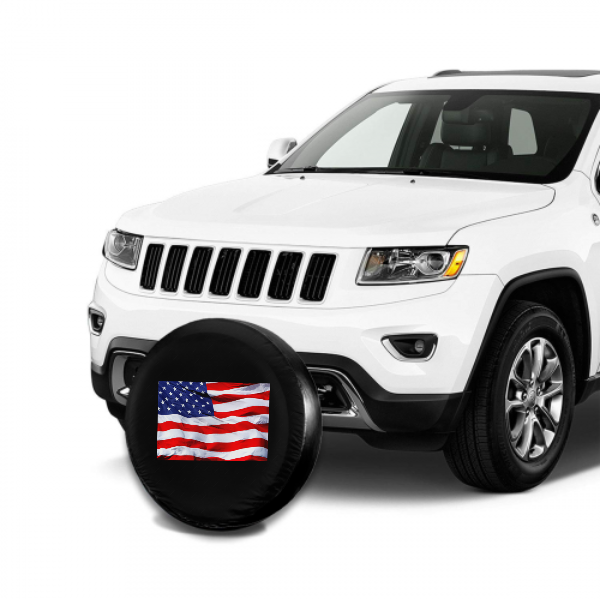 American Flag Spare Tire Cover For Jeep/RV/Camper/SUV - MyFaceTshirt