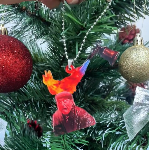 Hanging Frank Reynolds Keychain / Christmas Ornament  - It's Always Sunny in Philadelphia