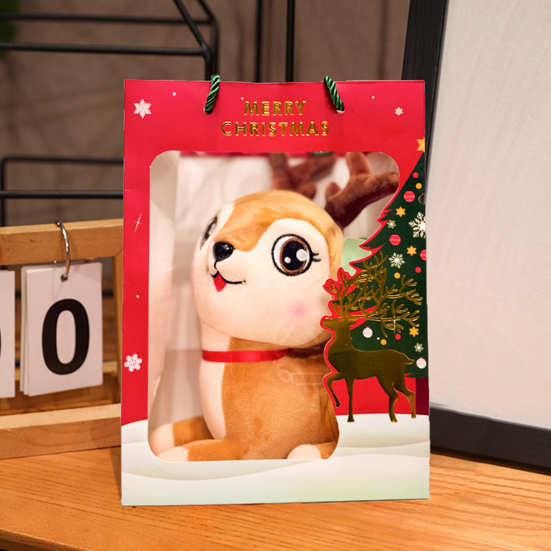 Santa Claus Plush Toys, Christmas Party Decorations, Christmas Birthday Gifts for Kids Soft Doll Toys