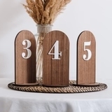 Table Numbers For Weddings And Celebrations Number Plate
