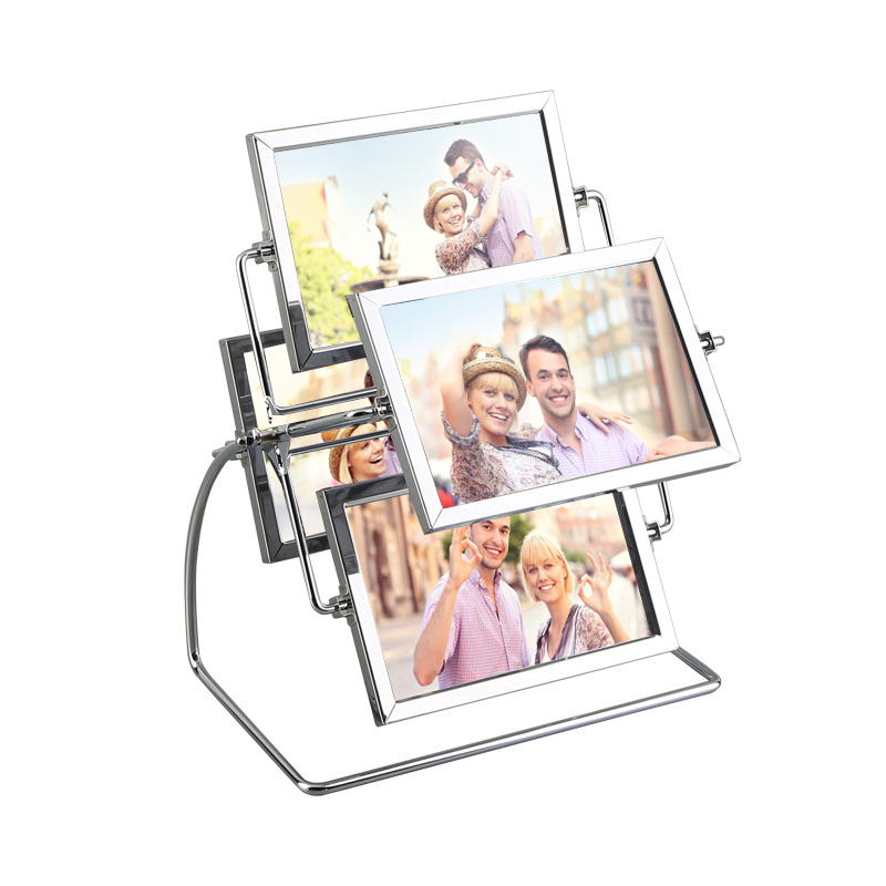 Custom  Rotating Photo Frame Personalized Photo Desktop Photo Reel Photo Box Christmas Gifts