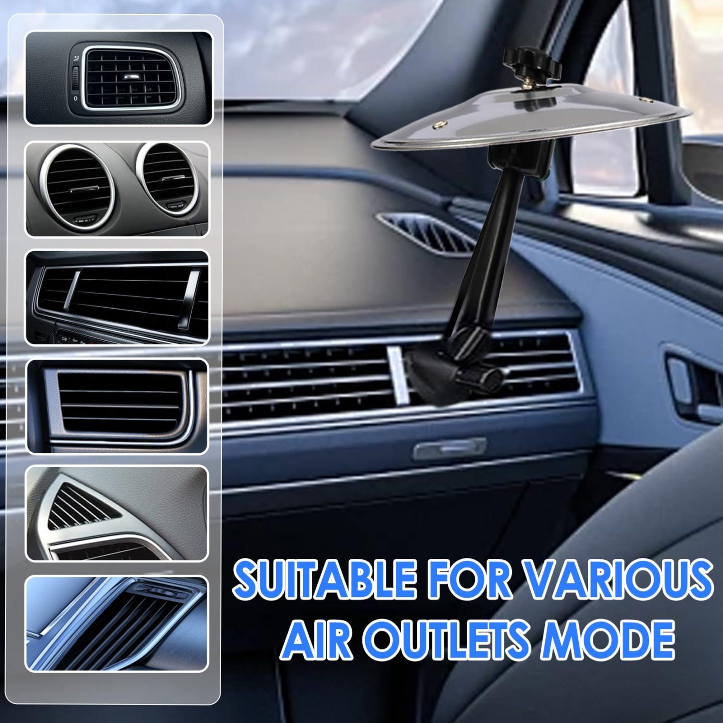 Mini Drum Cymbal Car Air Vent Clip | Funny Crash Cymbal Car Decor for Drummers, Music Lovers & Musicians Gift - Get Photo Blanket