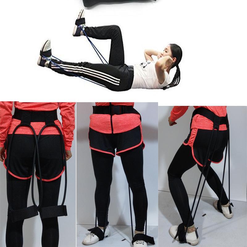 Fitness Booty Bands Set Resistance Bands for Butt Legs Muscle Training Adjust Waist Belt