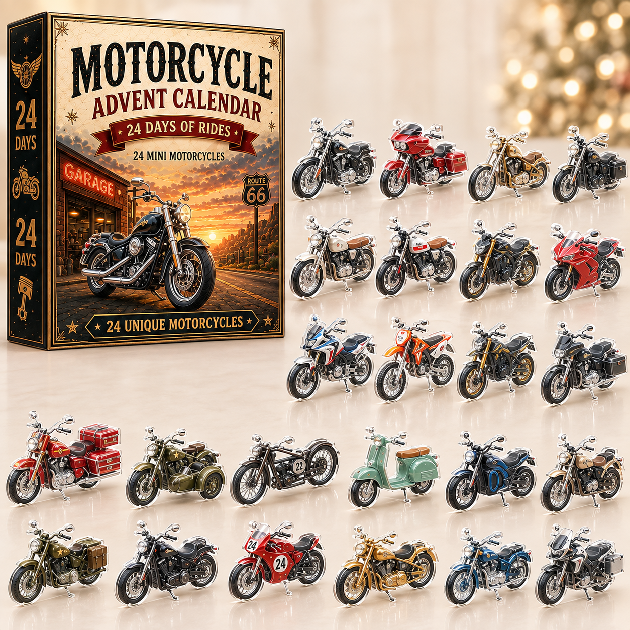 2026 Vehicle Advent Calendar Collection – 24 Days of Classic Machines, Trucks & Military Legends