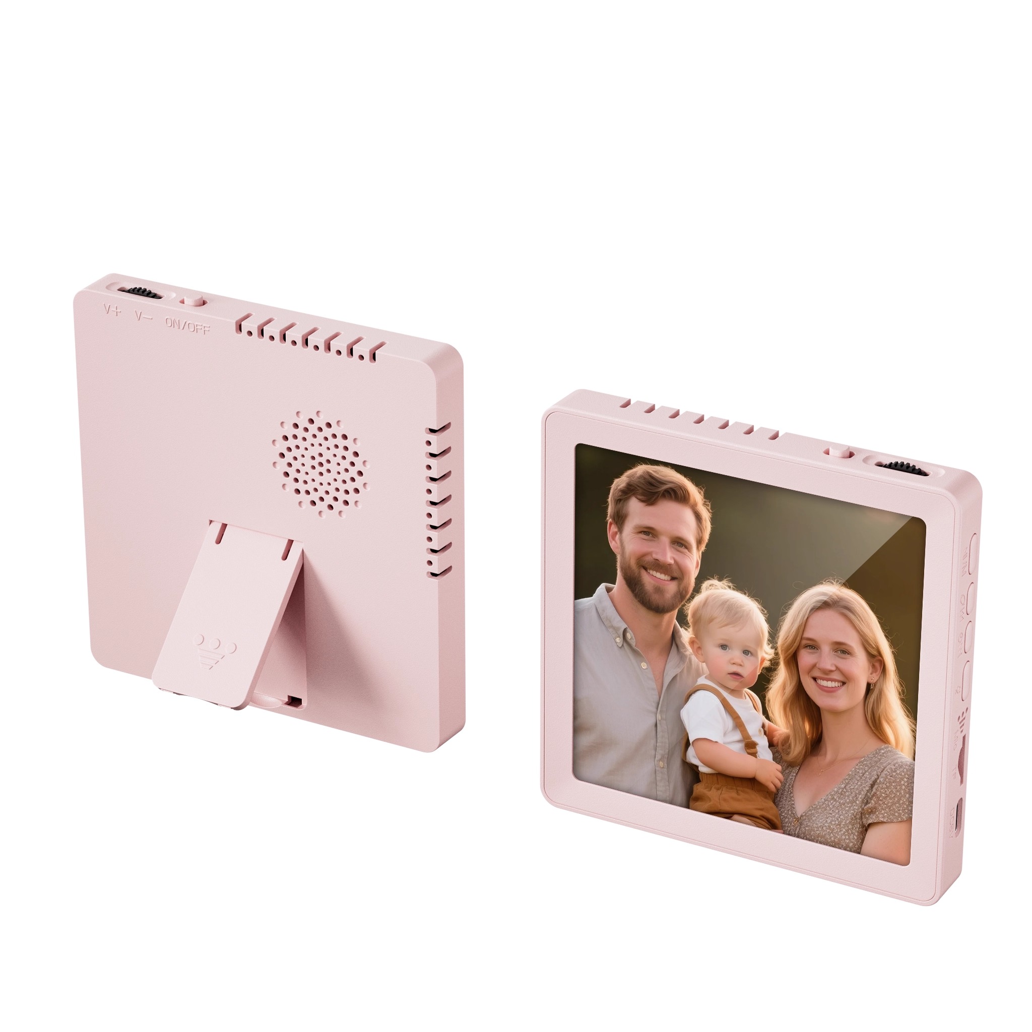 Upgrade Custom Music Fridge Magnets Personalized Bluetooth Photo Frame Can Play Songs And Adjust Volume Christmas Gifts