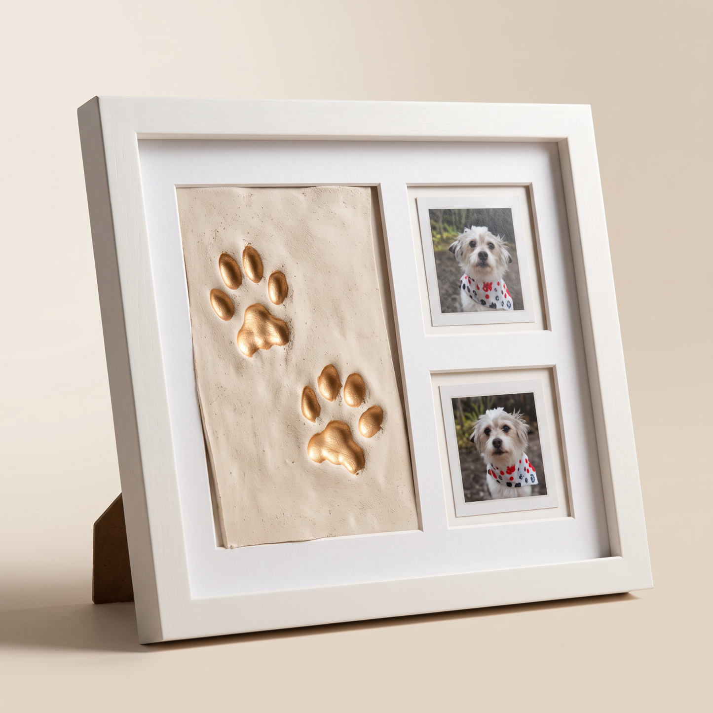 Personalized Pet Paw Print Keepsake Frame – A Cherished Memory of Your Beloved Pet