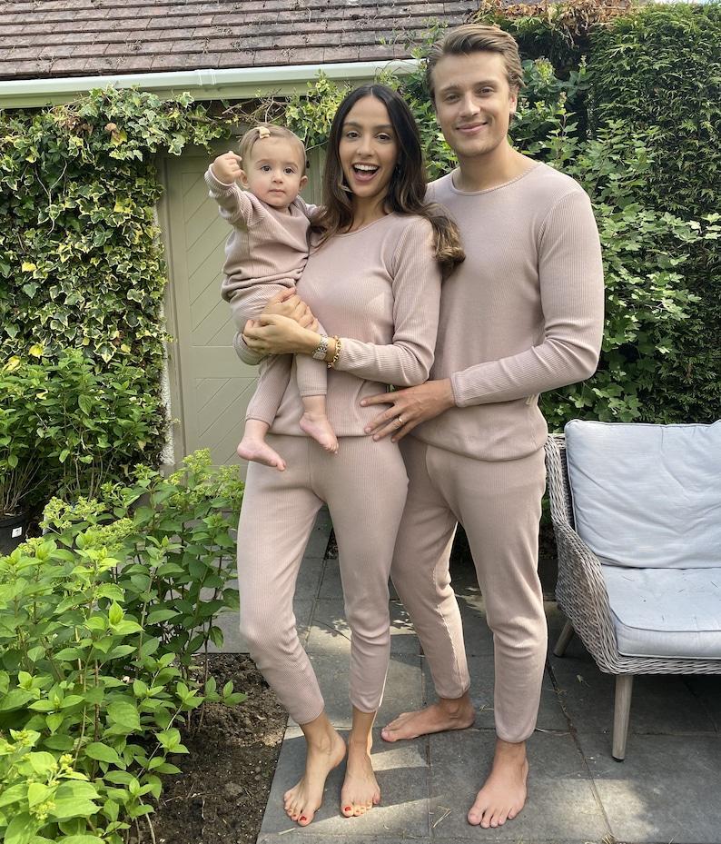 Family Matching Personalised PJs | Mama and Mini | Kids 2 Piece Set | Siblings Match | Clothing | Baby and Kids Outfits | Gf Bf Matching Pjs