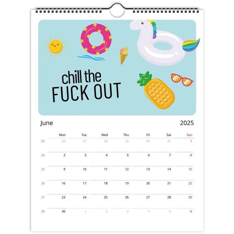 2025 Wall Calendar - Here We Go Again