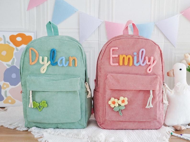 Personalized Kid BackPack, School Bag, Custom Toddler Backpack, Back to School, Kids Backpack, Kids Gift