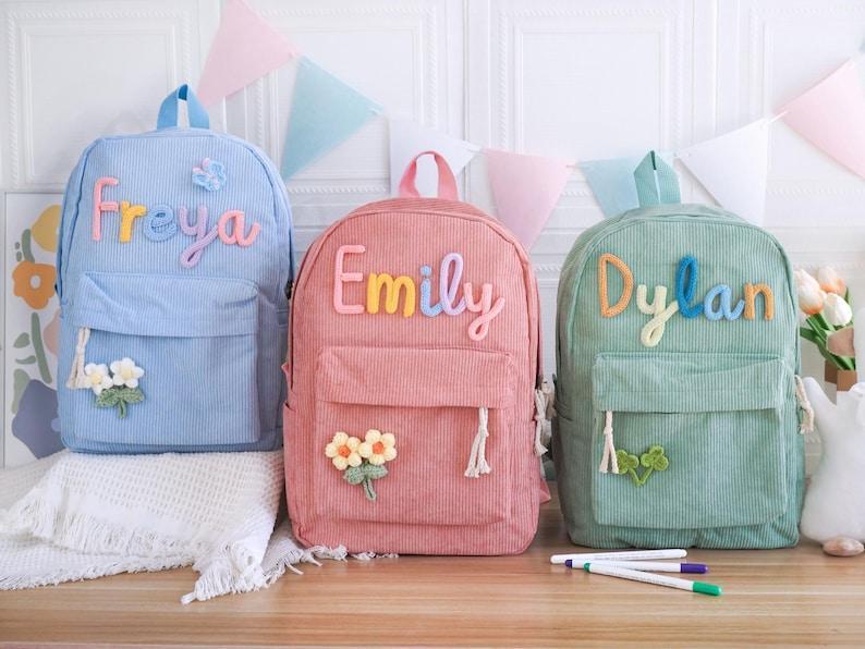 Personalized Kid BackPack, School Bag, Custom Toddler Backpack, Back to School, Kids Backpack, Kids Gift