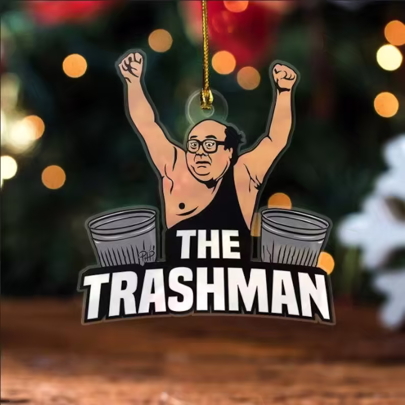 Hanging Frank Reynolds Keychain / Funny Christmas Ornament  - It's Always Sunny in Philadelphia