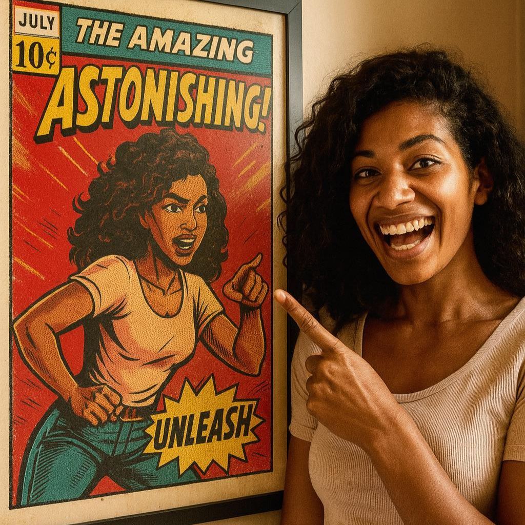 Personalized Retro Comic Book Cover Portrait from Photo, Canvas Wall Art | Vintage Retro 8 Background Styles Art Gift for Friends or Couples - Get Photo Blanket