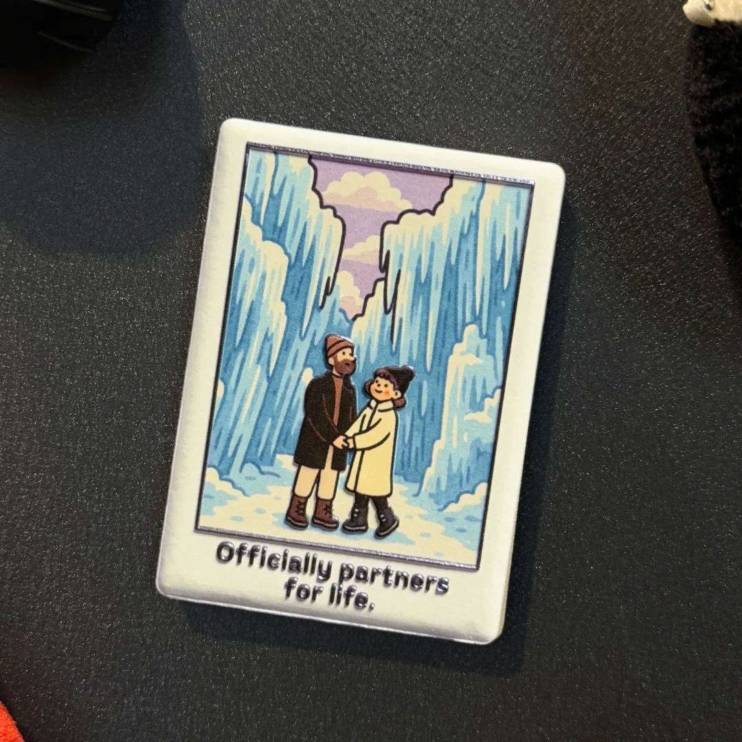 Custom Illustrated Fridge Magnet Personalized Photo to Illustration with 3D Effect Unique Gift for Anniversary, Birthday, or Travel Memories - Get Photo Blanket