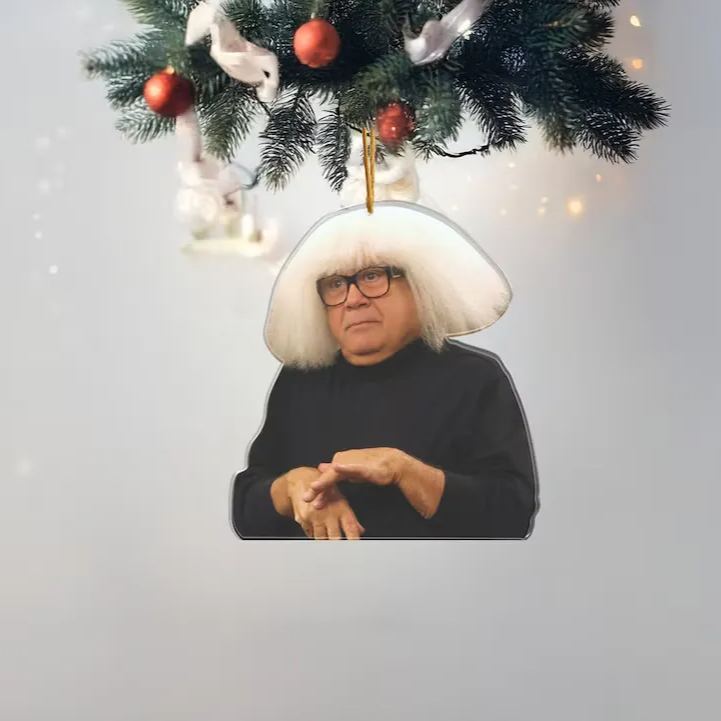 Hanging Frank Reynolds Keychain / Funny Christmas Ornament  - It's Always Sunny in Philadelphia