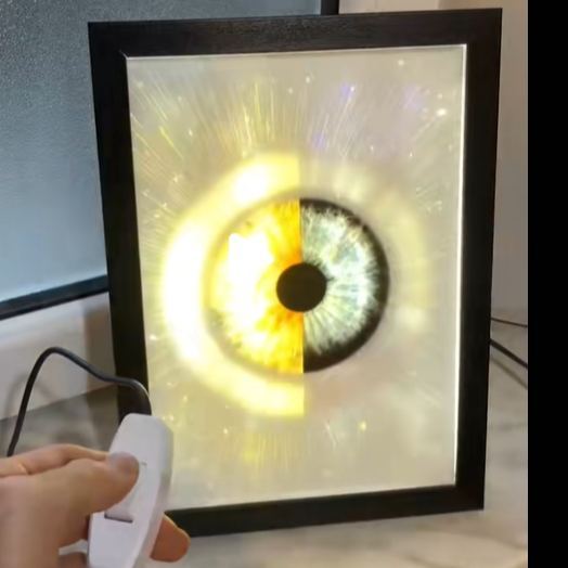 Custom Couple Eye Portrait Valentine's Day gift