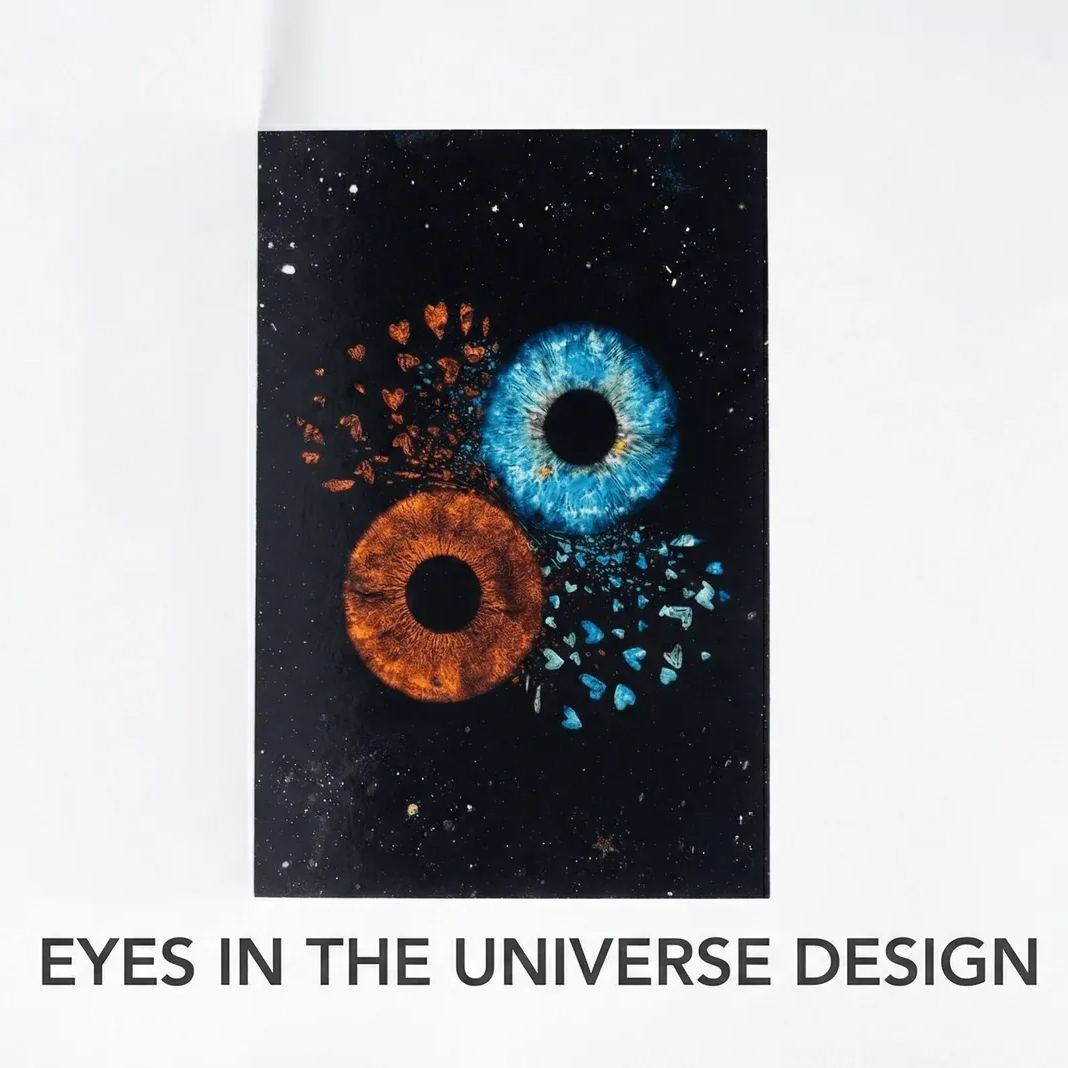 Custom Couple Eye Portrait Valentine's Day gift