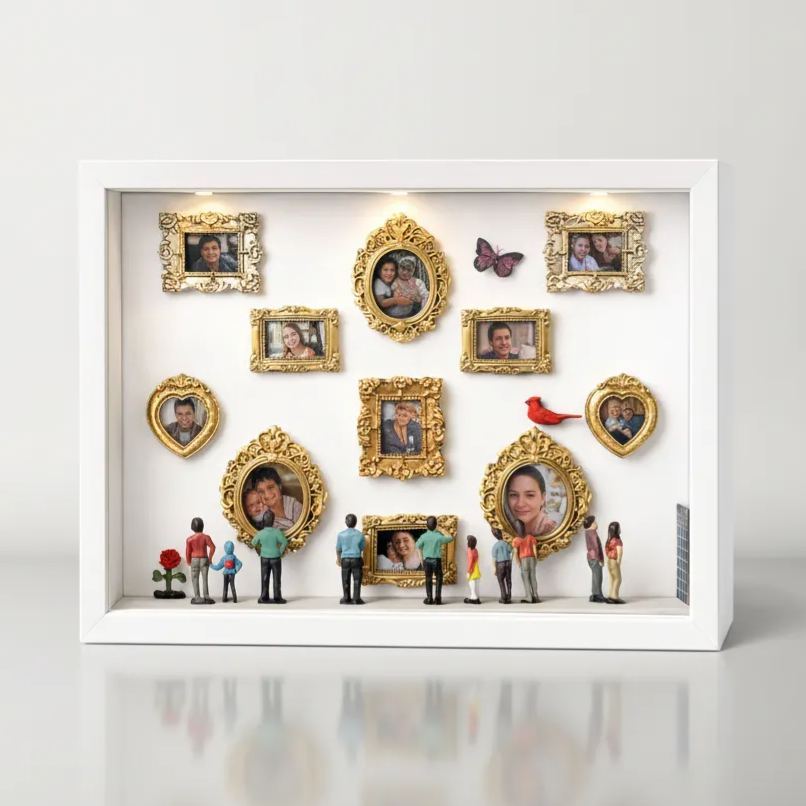 Museum of Us Frame Personalized Couples Gift for Her Cute Miniature Museum Gifts Meaningful Gift Valentine's Day Anniversary Gift - Get Photo Blanket